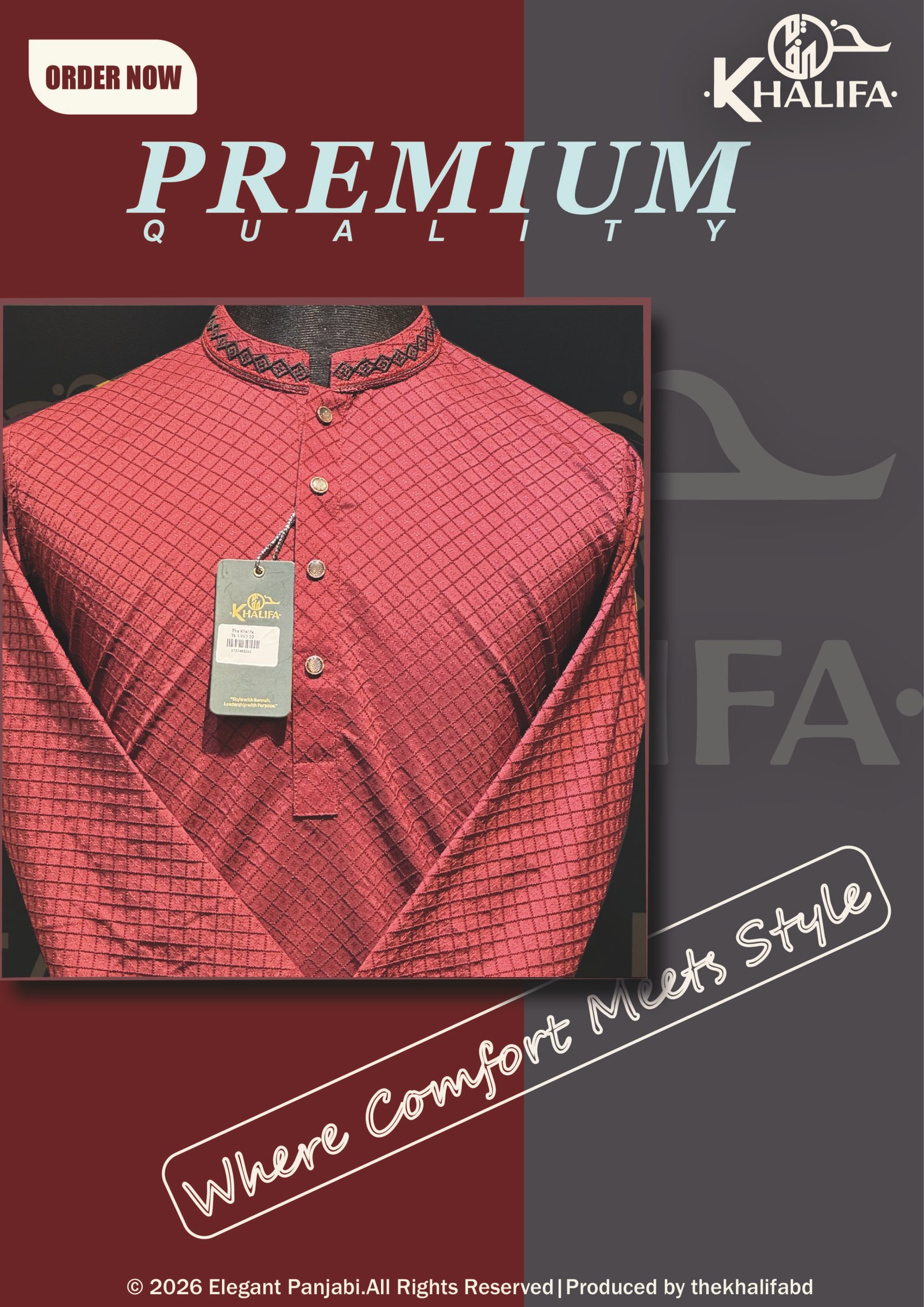 KHALIFA PANJABI (08)-01 CHINA FANCY PANJABI - Image 1