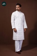 Premium White Cotton Punjabi (A4)