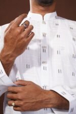 Premium White Cotton Punjabi (A2) - Image 5