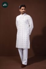 Premium White Cotton Punjabi (A3)