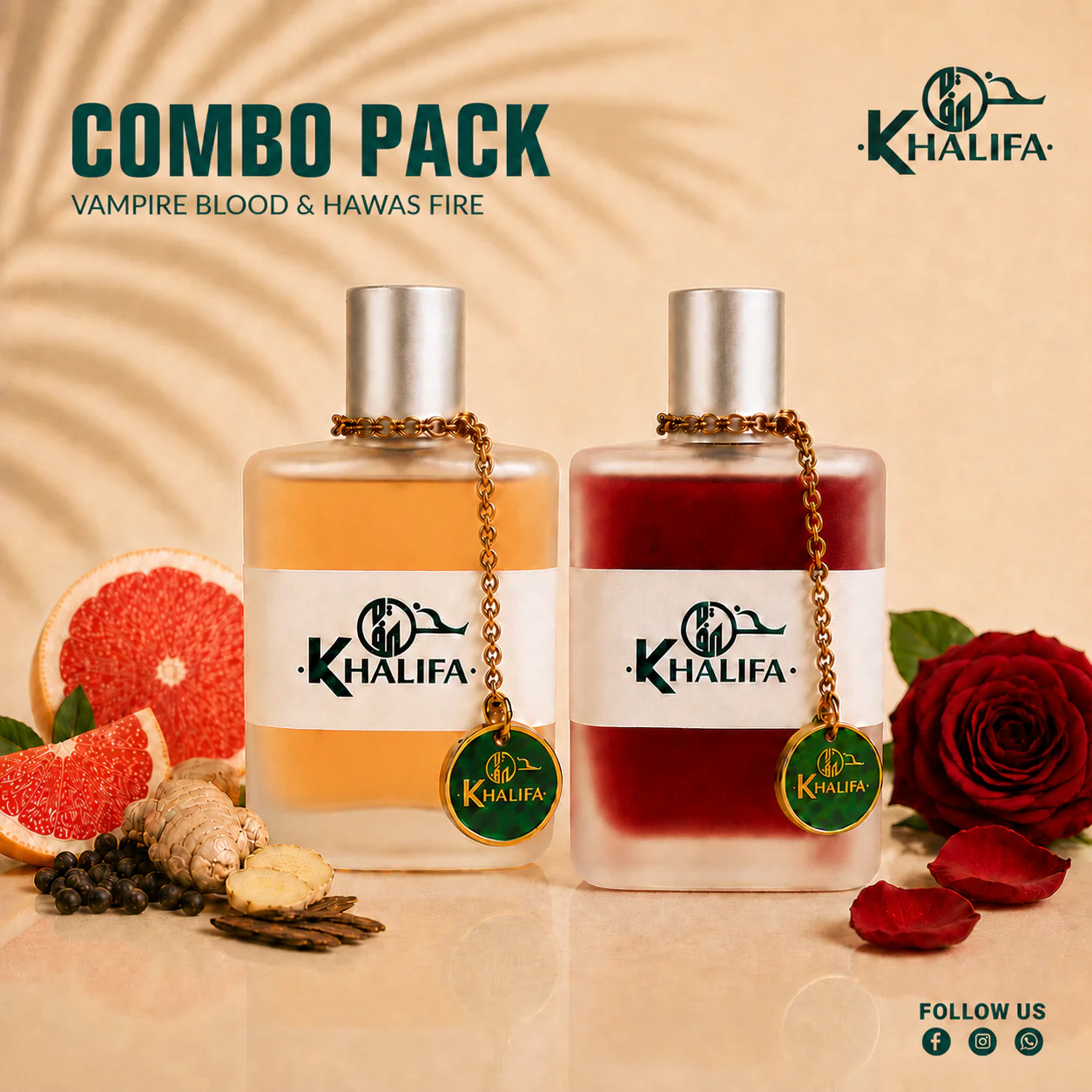 combo Vampire Blood + Hawas Fire - Premium Perfume Combo | 30ml + 30ml - Image 1